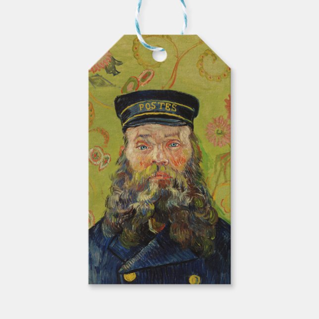 Joseph-Étienne Roulin (av Vincent van Gogh) Presentetikett (Framsidan)
