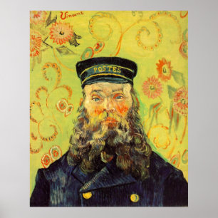 Joseph Etienne Roulin (brevbärare) kanvastryck Poster