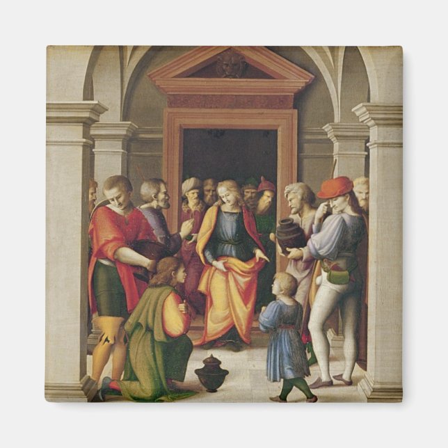 Joseph får sin bror, c. 1515 magnet (Framsidan)