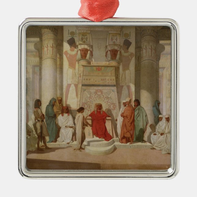 Joseph förklarande pharaohs drömmar julgransprydnad metall (Framsidan)