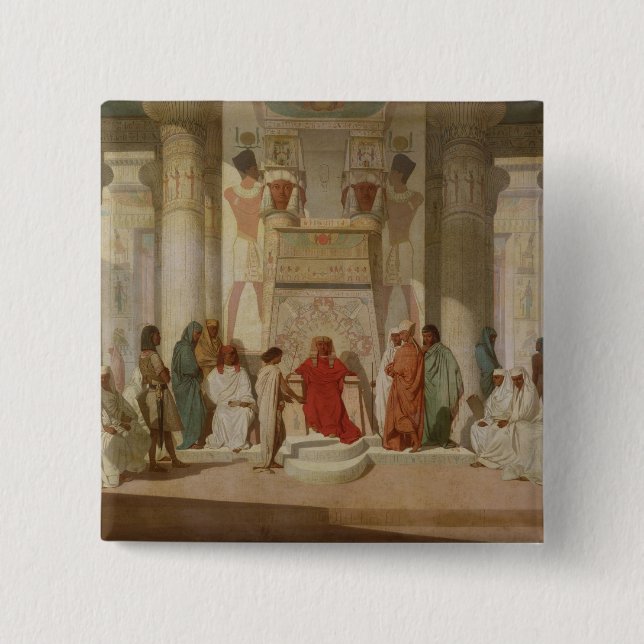 Joseph förklarande pharaohs drömmar knapp (Framsida)