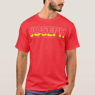 Joseph Förnamn Rolig Vintage Solnedgång Joseph fri T Shirt