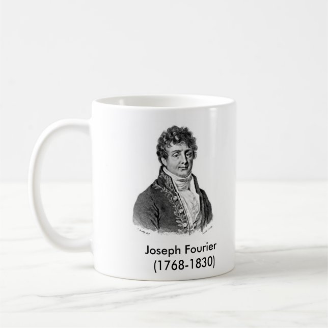 Joseph Fourier (1768-1830) Kaffemugg (Vänster)