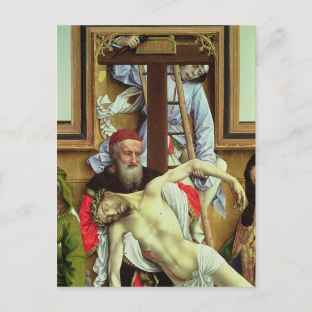 Joseph från Arimathea till stöd för Dead Kristus Vykort (Framsida)