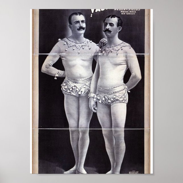 Joseph Hart Vaudeville, 'Vanaukens' Retro Thea Poster (Framsidan)