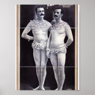 Joseph HartVaudeville, "Vanaukensen" Retro Thea Poster