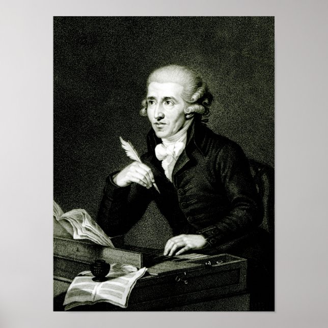 Joseph Haydn c.1770 Poster (Framsidan)