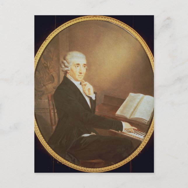 Joseph Haydn c.1795 Vykort (Framsida)
