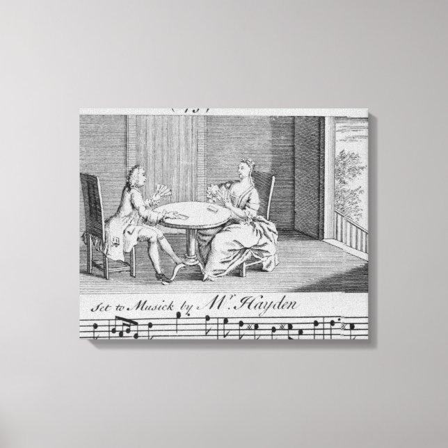 Joseph Haydn illustration av Lakan Music Canvastryck (Framsida)
