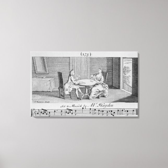 Joseph Haydn illustration av Lakan Music Canvastryck (Framsida)