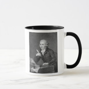Joseph Haydn inristade vid Schiavonnetti, 1792 Mugg