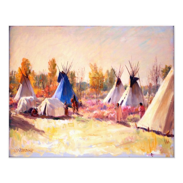 Joseph Henry Vassare The Blue Tepee Poster (Framsidan)