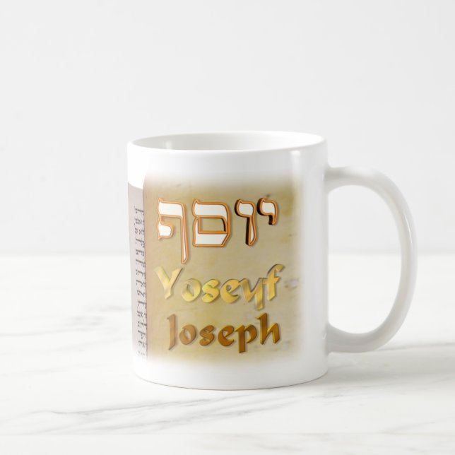 Joseph i hebré kaffemugg (Höger)