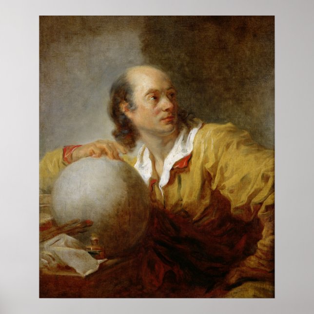 Joseph-Jerome Lefrancois Lalande Poster (Framsidan)