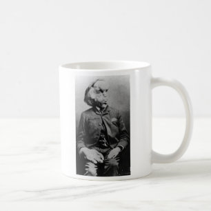 Joseph "John" Merrick elefantmanen från 1889 Kaffemugg