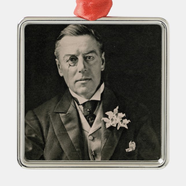 Joseph kammarherre julgransprydnad metall (Framsidan)