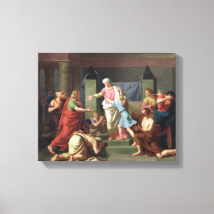 Joseph kände igen vid hans bröder, 1789 canvastryck
