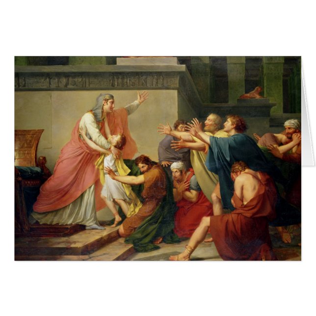 Joseph kände igen vid hans bröder hälsningskort (Framsidan Horizontal)