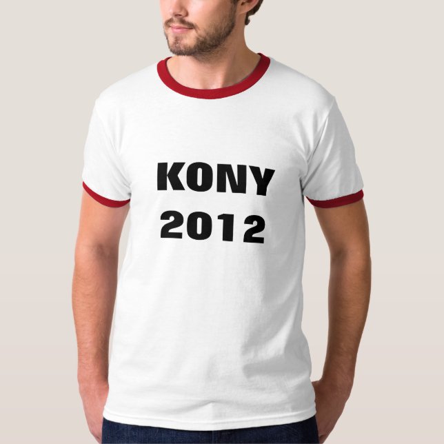 JOSEPH KONY 2012 SERVICE ORSAKA T-SHIRT (Framsida)