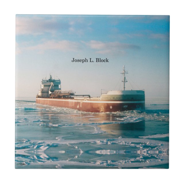 Joseph L. Block tile Kakelplatta (Framsidan)