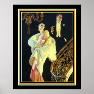 Joseph Leyendecker Art Deco och Print 16x20 Poster