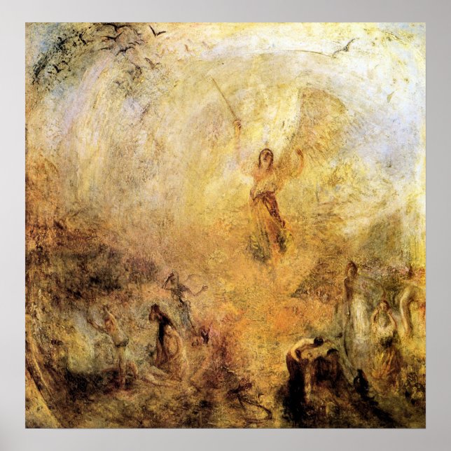 Joseph Mallord Turner - Angel i sol Poster (Framsidan)