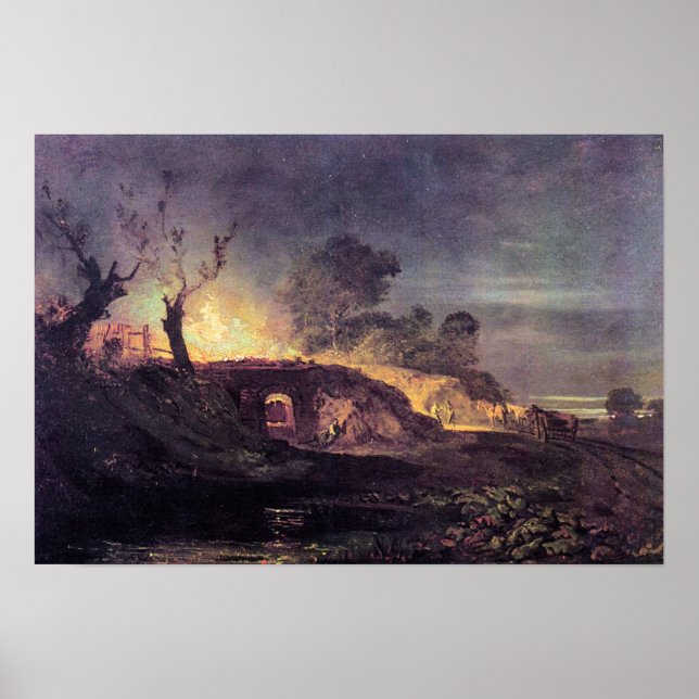 Joseph Mallord Turner - Coalbrookdale Poster (Framsidan)