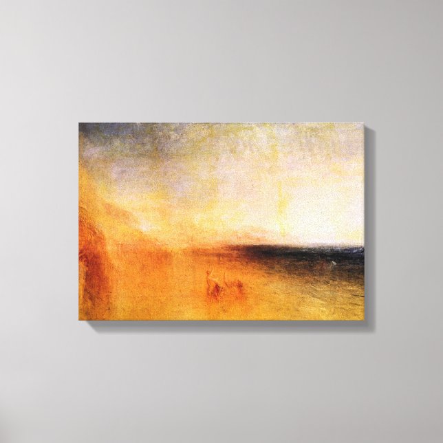 Joseph Mallord Turner - Europa och tjuren Canvastryck (Framsida)