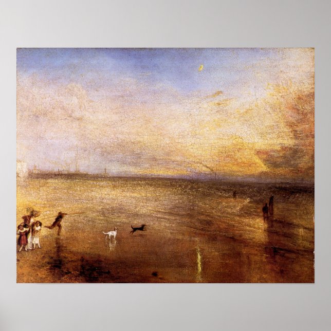 Joseph Mallord Turner - New måne Poster (Framsidan)