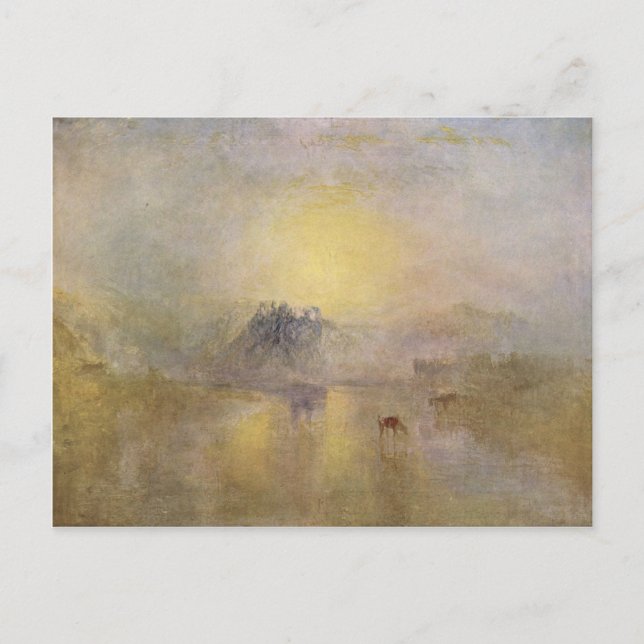 Joseph Mallord Turner - Norham Castle Vykort (Framsida)