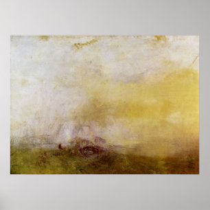 Joseph Mallord Turner:s soluppgång i havstermer Poster