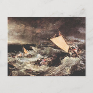 Joseph Mallord Turner - skeppsbrott Vykort