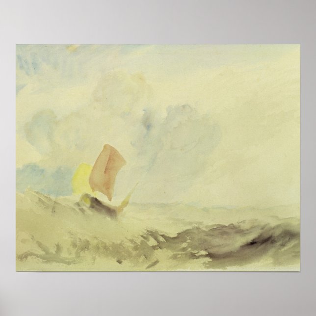 Joseph Mallord William Turner | A Sea Biet - A Ro Poster (Framsidan)