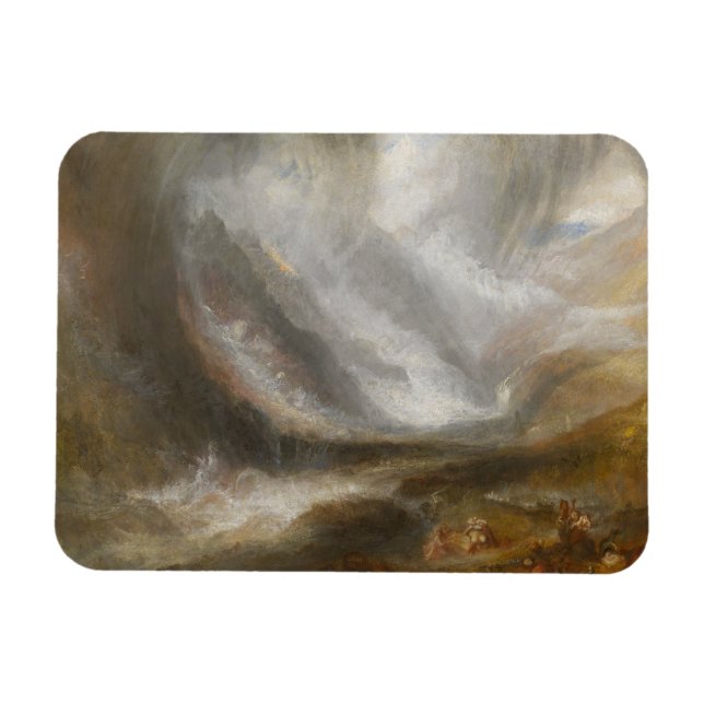 Joseph Mallord William Turner - Aostadalen Magnet (Horisontell)