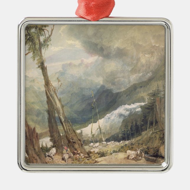 Joseph Mallord William turner | Bara de Glace, in Julgransprydnad Metall (Framsidan)