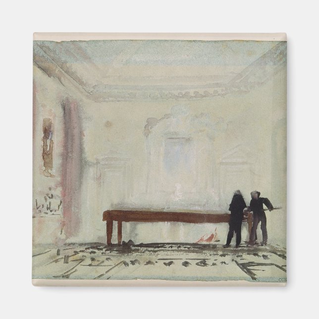 Joseph Mallord William Turner | Biljardspelare a Magnet (Framsidan)