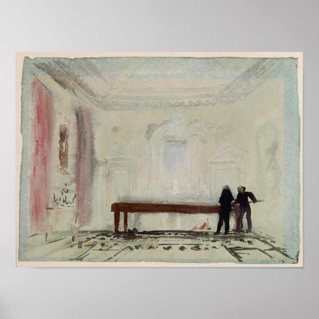 Joseph Mallord William Turner | Biljardspelare a Poster (Framsidan)