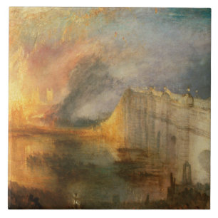 Joseph Mallord William turner - bränningen av Kakelplatta