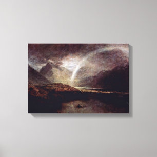 Joseph Mallord William turner - Buttermere sjö Canvastryck