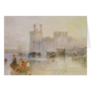 Joseph Mallord William Turner   Caernarvon Castle Hälsningskort