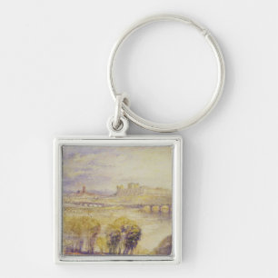 Joseph Mallord William turner Carlisle, c.1832 ( Fyrkantig Silverfärgad Nyckelring