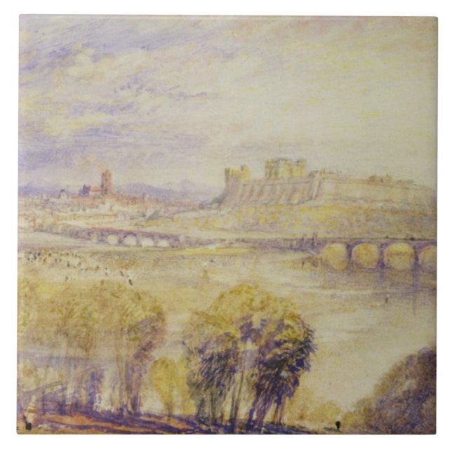 Joseph Mallord William turner | Carlisle, c.1832 ( Kakelplatta (Framsidan)