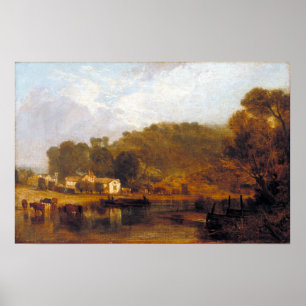 Joseph Mallord William Turner Cliveden på Thames Poster