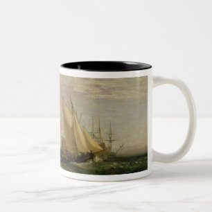 Joseph Mallord William turner confluencen av Två-Tonad Mugg