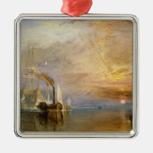 Joseph Mallord William turner den slåss Temeren Julgransprydnad Metall