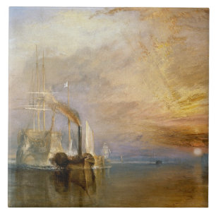 Joseph Mallord William turner   den slåss Temeren Kakelplatta