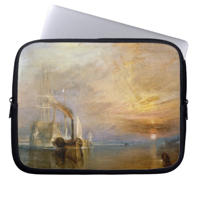 Joseph Mallord William turner | den slåss Temeren Laptop Fodral (Framsidan)