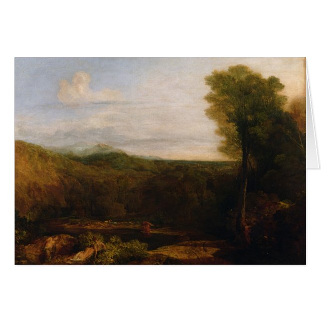Joseph Mallord William Turner | ECHO och Narcissus Hälsningskort (Framsidan Horizontal)