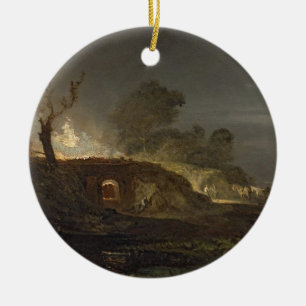 Joseph Mallord William turner   en limefruktKiln Julgransprydnad Keramik