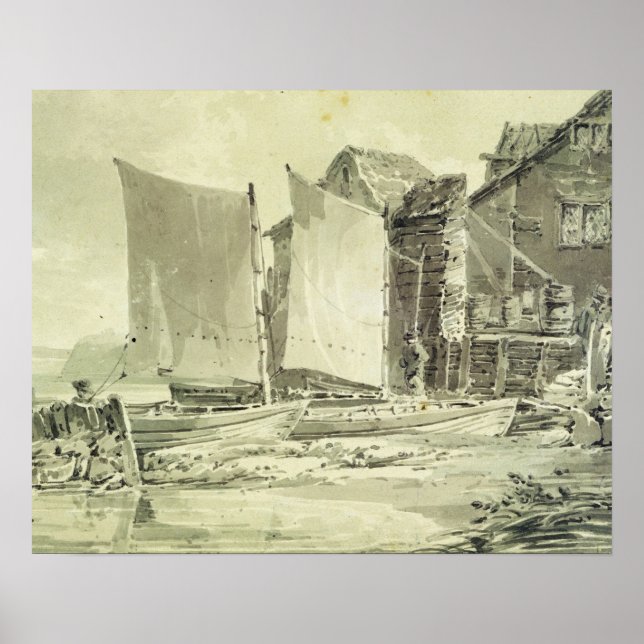 Joseph Mallord William Turner | Fiskares bomull Poster (Framsidan)